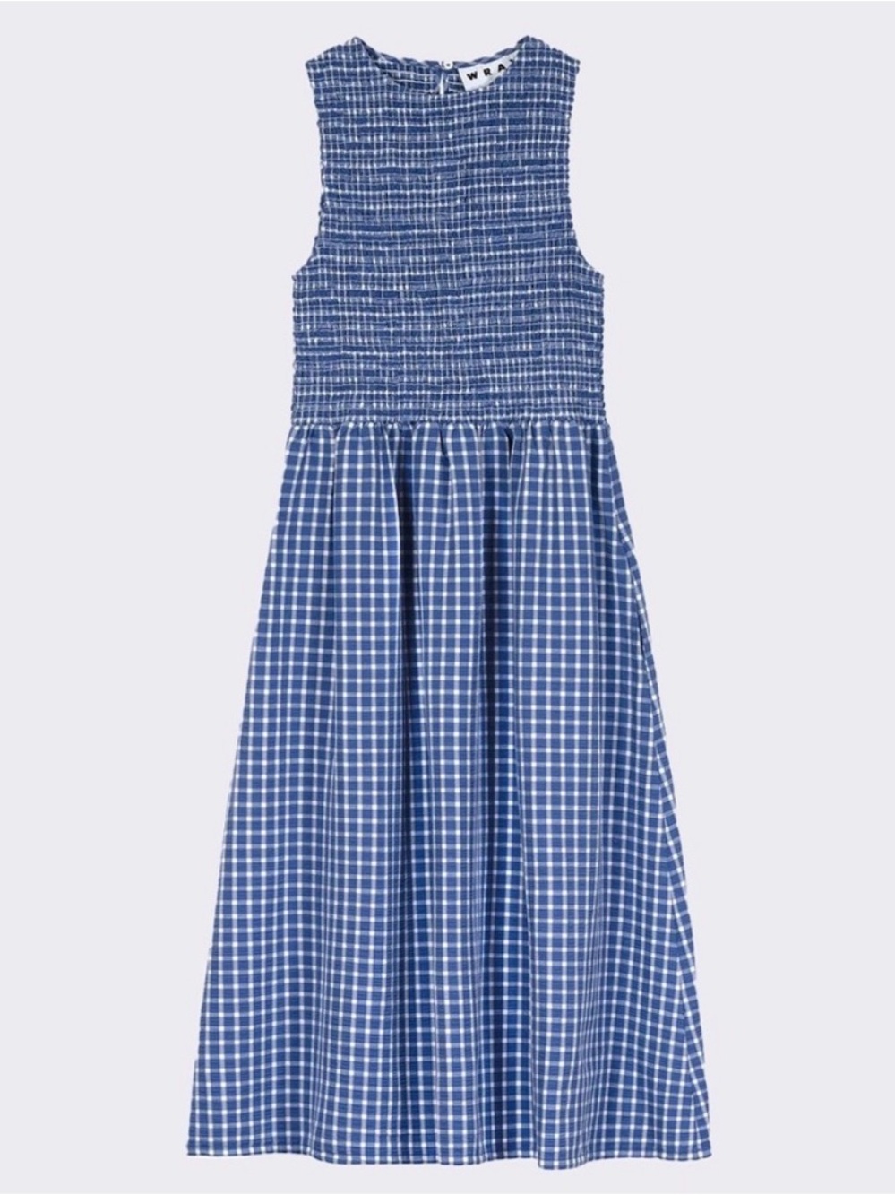 Wray Flor Dress Weekend Plaid Smocked Size Medium